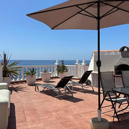 Daire 1st Line Sea View & Rooftop - Arena Puerto de Santiago (Tenerife)
